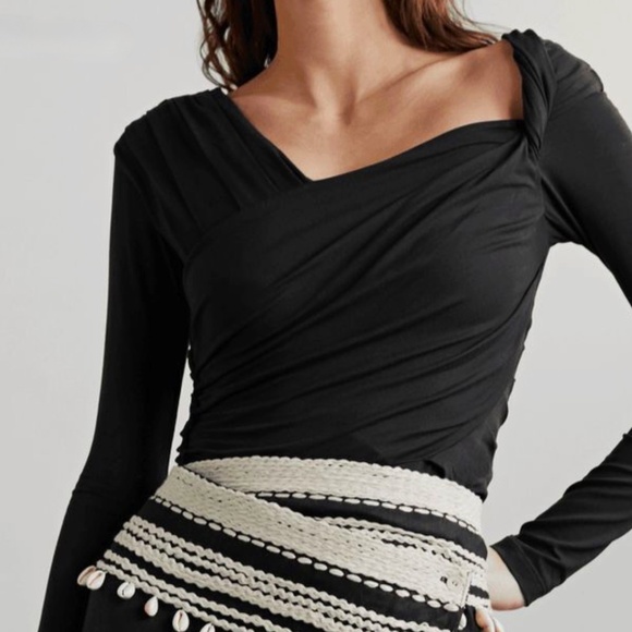 Johanna Ortiz The Sensua Black Bodysuit NWT Size L - Picture 5 of 11